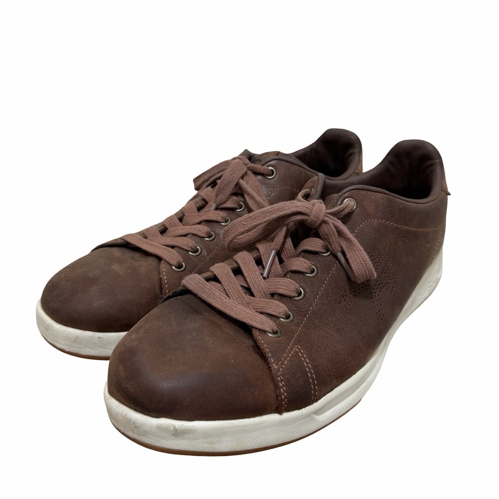 Kuru Roam Classic Court Leather Lace Up Sneaker Mens US 12 EU 46 Clove Brown - Picture 7 of 16